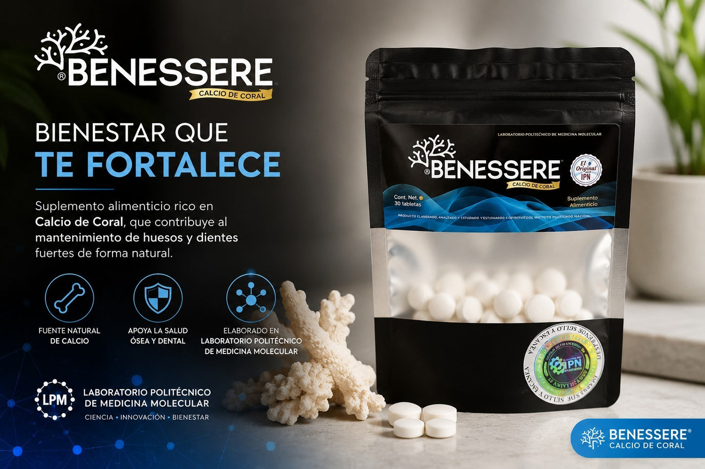 Calcio de Coral BENESSERE